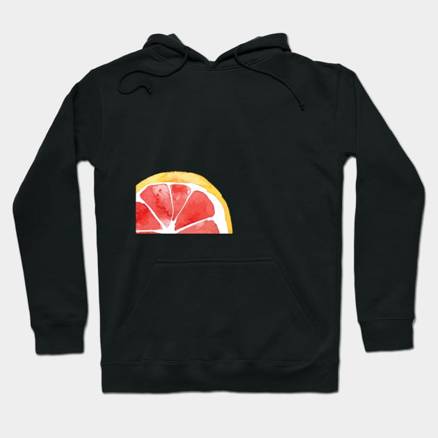 One-Quarter Blood Orange Hoodie by susannefloe